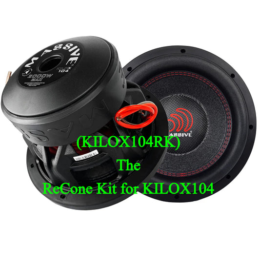 Massive Audio - KILOX104RK  - Recone kit for the KILOX104 image 0