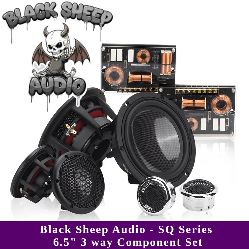 Black Sheep Audio - SQ 6.5 " 3 way component set (*In Stock by mid December*)