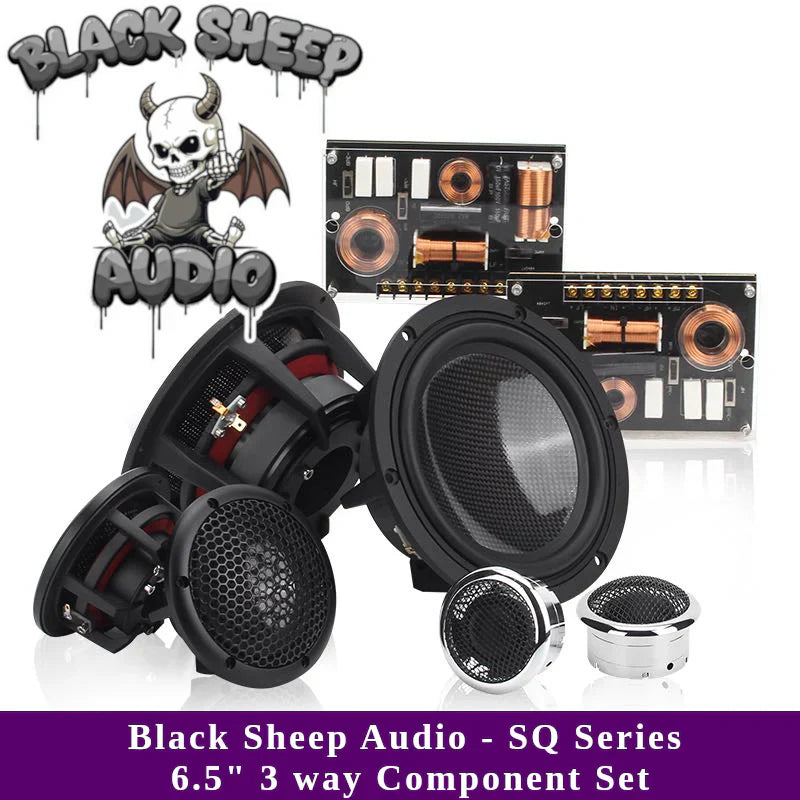 Black Sheep Audio |  6.5 " | Sq 3 way component set
