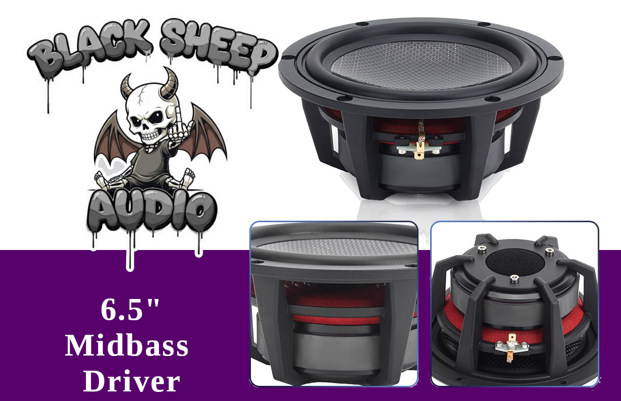 Black Sheep Audio - SQ 6.5 " 3 way component set (*In Stock by mid December*)