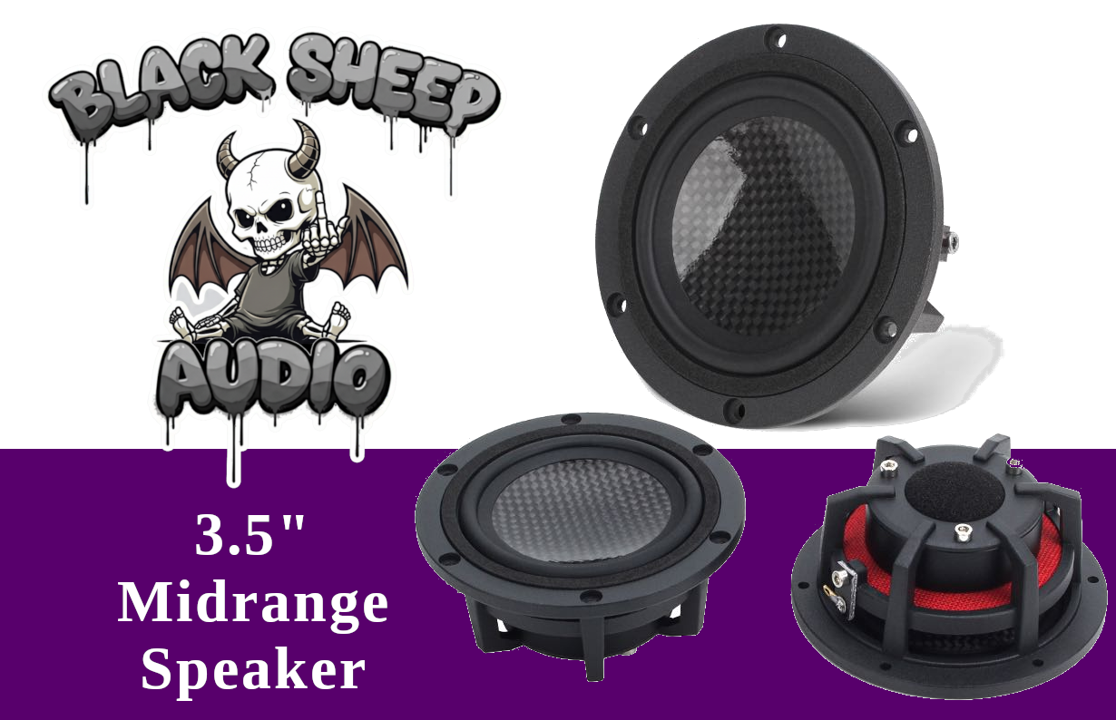 Black Sheep Audio - SQ 6.5 " 3 way component set (*In Stock by mid December*)