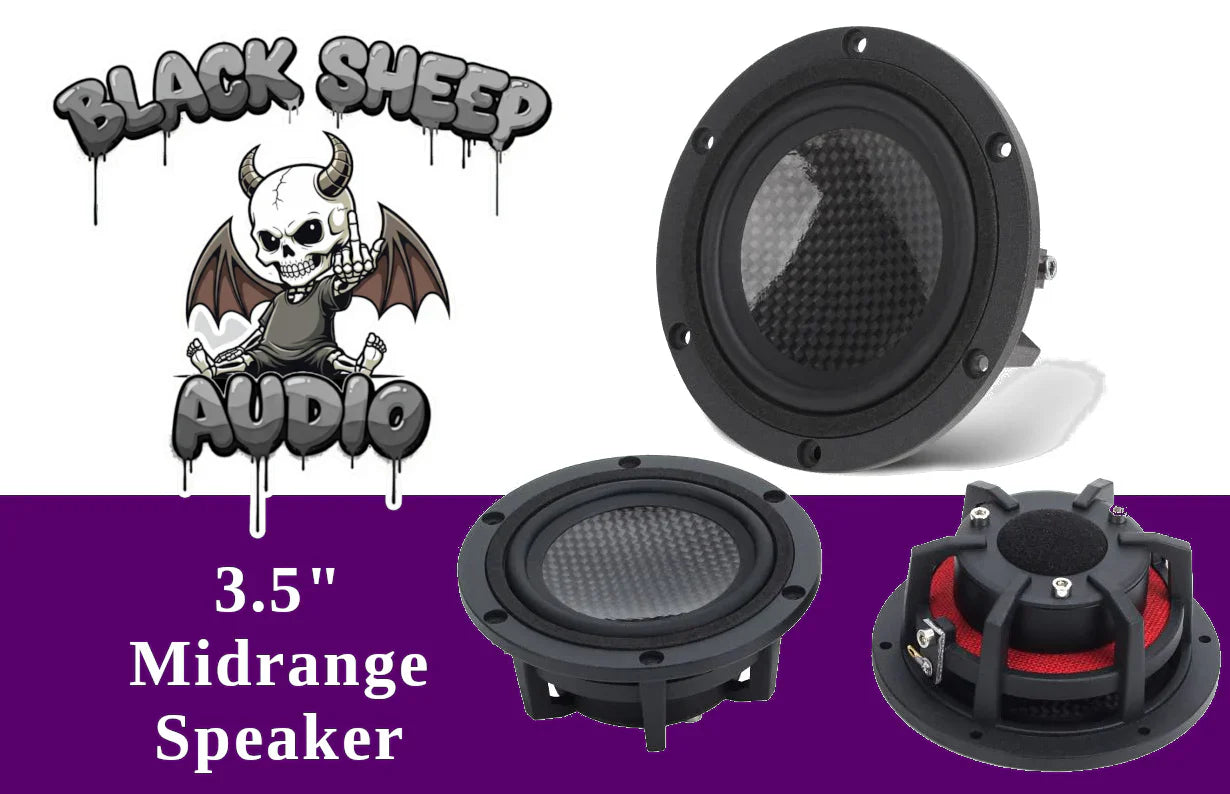 Black Sheep Audio |  6.5 " | Sq 3 way component set