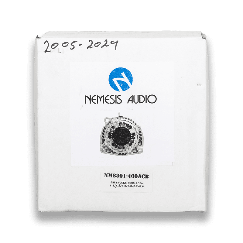 Nemesis Audio | NM8301-400ACB | Alternator for 2005–2024 GM Trucks