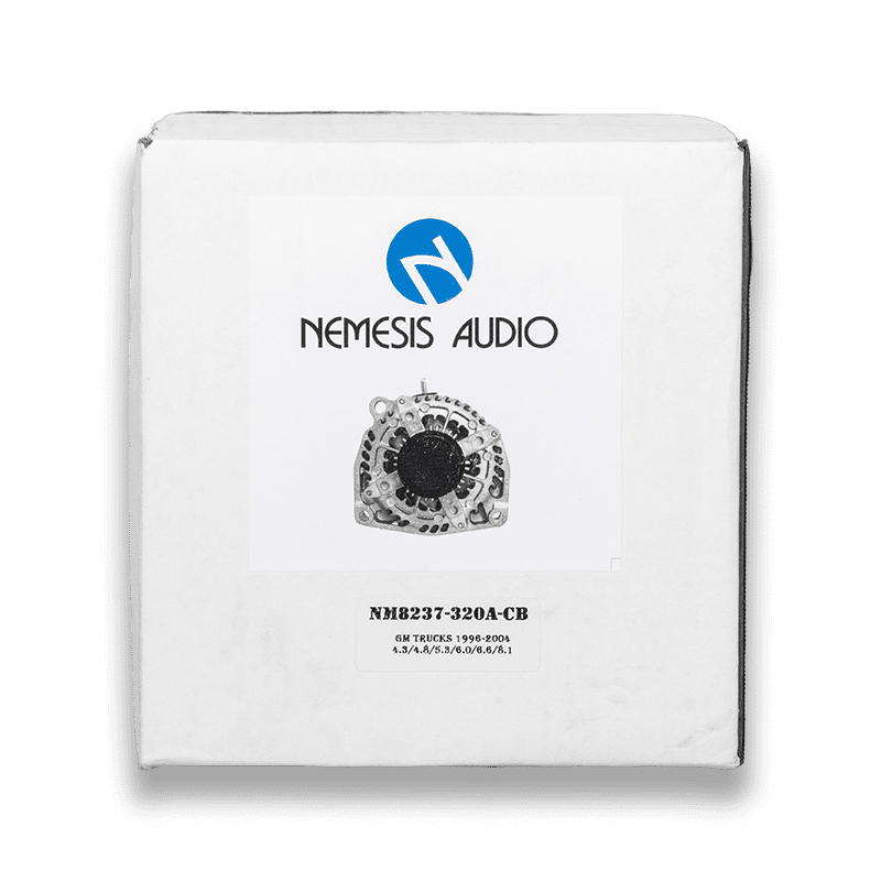Nemesis Audio | NM8237-320A-CB | 320 Amp alternator for 1996–2004 GM Trucks