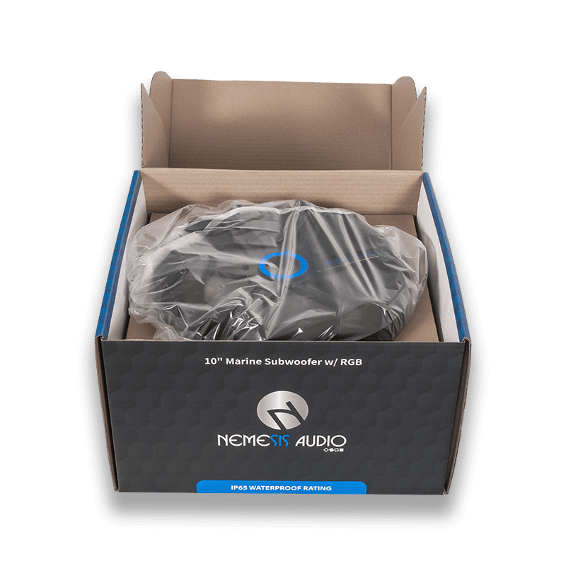 Nemesis Audio | SOAK- 8 | 8″ | Marine Subwoofer with RGB Lighting