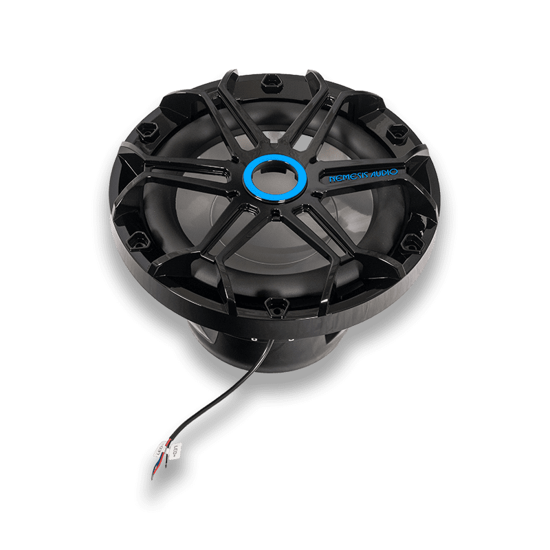 Nemesis Audio | SOAK-10 | 10″ | Marine Subwoofer with RGB Lighting