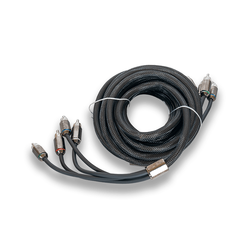 Nemesis Audio | NM-RCA417 | 17ft | 4CH | Triple Shielded RCA Cable