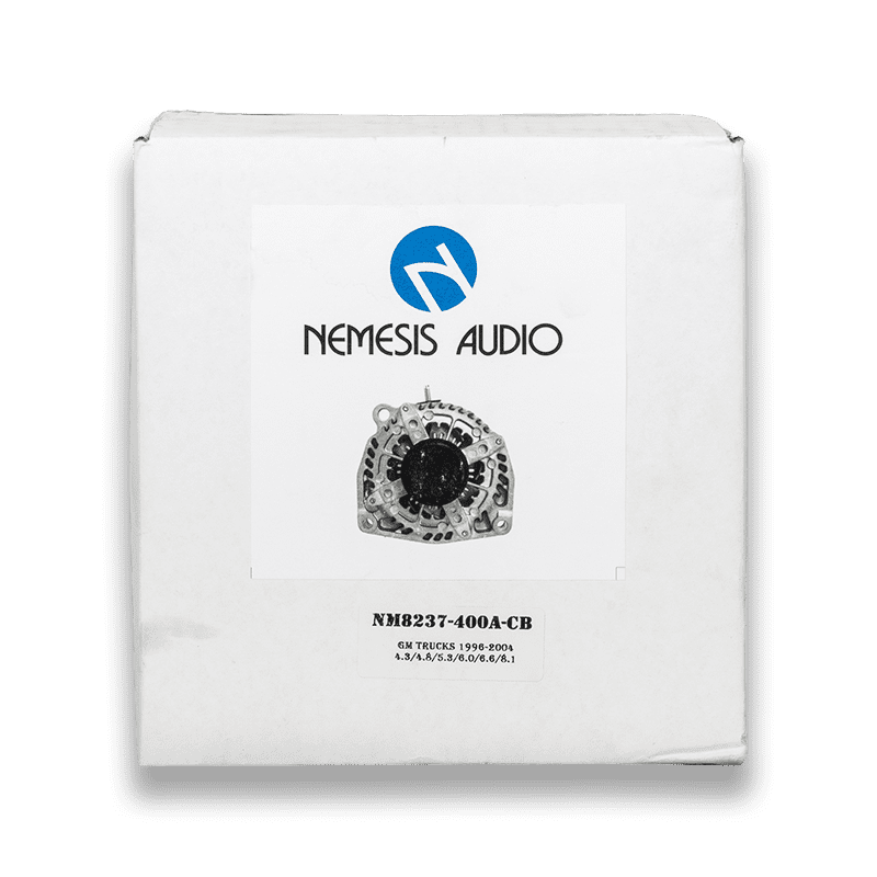 Nemesis Audio | NM8237-400A-CB | Alternator for 1996-2004 GM engine