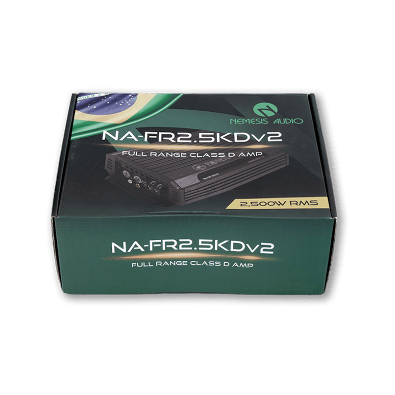Nemesis Audio | NA-FR2.5KDv2 | 2690W RMS | Full Range | Class D Amplifier
