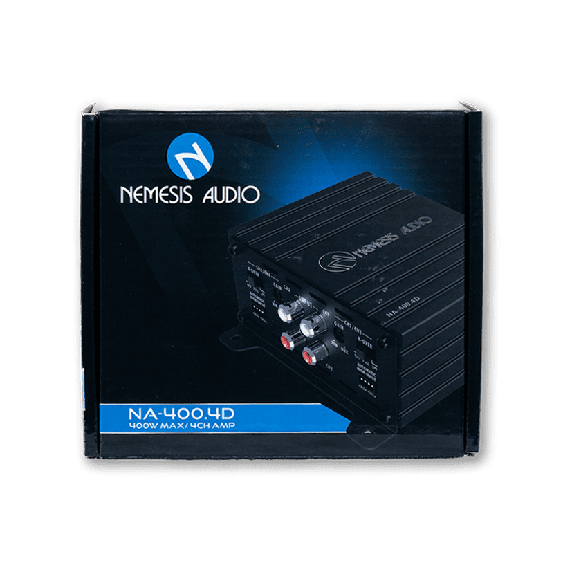 Nemesis Audio | NA-400.4D | 400W Max | Micro 4-Channel Amplifier