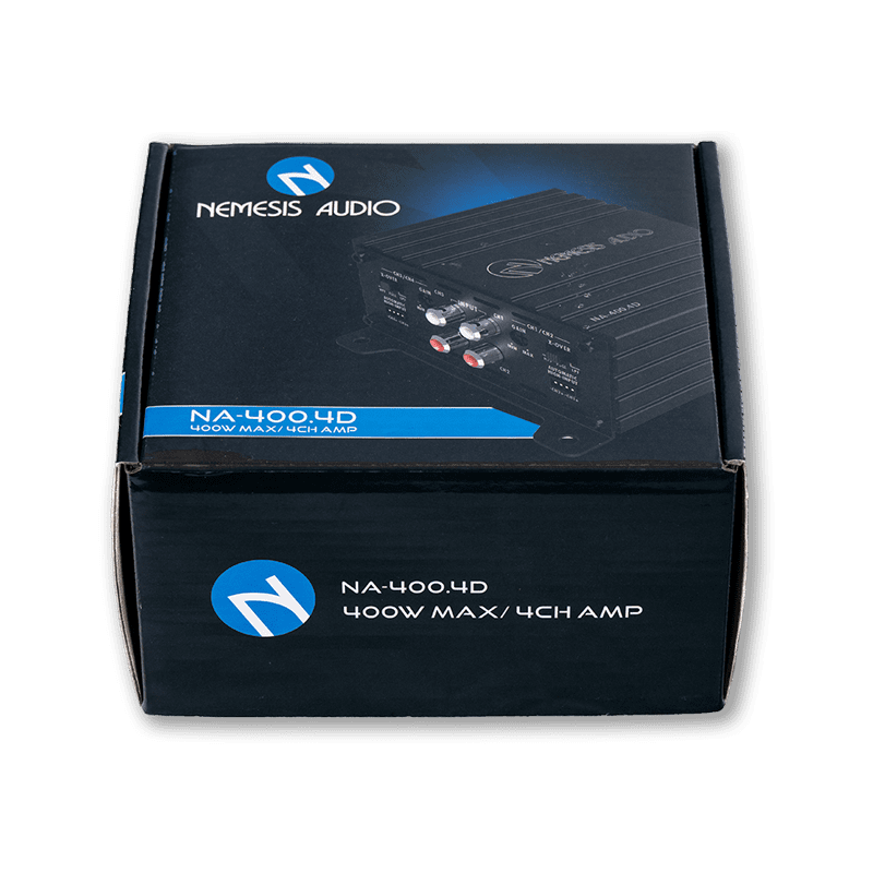 Nemesis Audio | NA-400.4D | 400W Max | Micro 4-Channel Amplifier