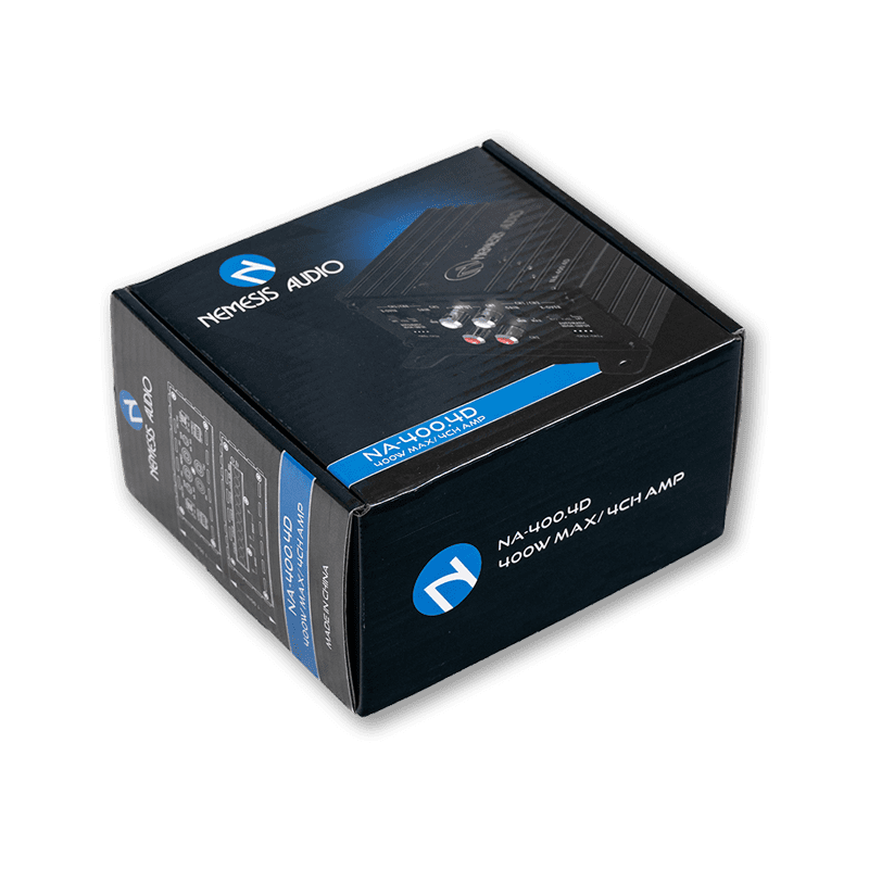 Nemesis Audio | NA-400.4D | 400W Max | Micro 4-Channel Amplifier