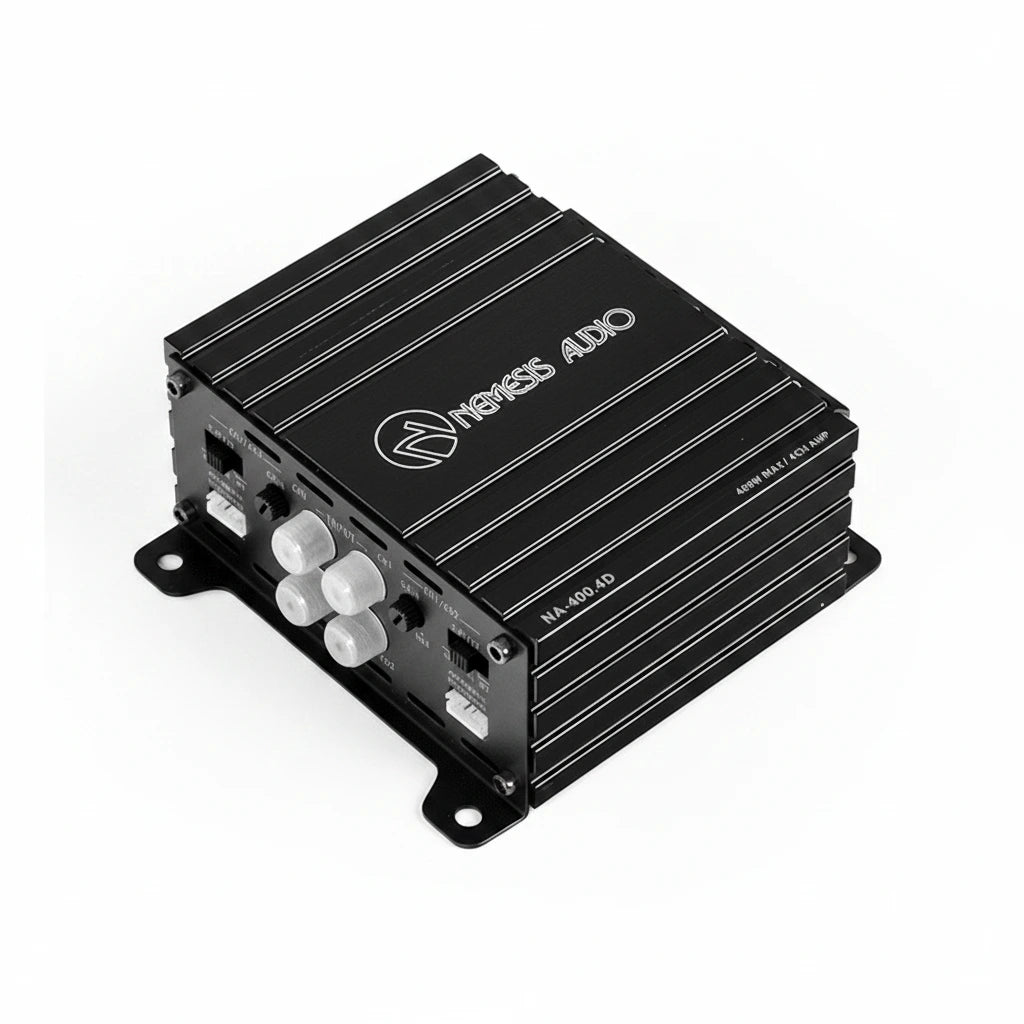 Nemesis Audio | NA-400.4D | 400W Max | Micro 4-Channel Amplifier