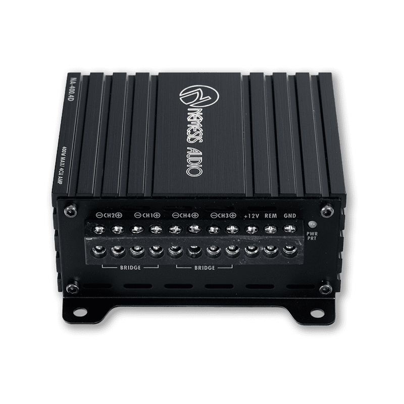 Nemesis Audio | NA-400.4D | 400W Max | Micro 4-Channel Amplifier