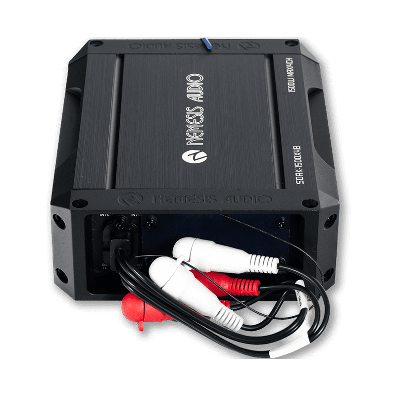 Nemesis Audio | SOAK-1500X4B | 4-CH | Waterproof Marine Amplifier w/ Bluetooth