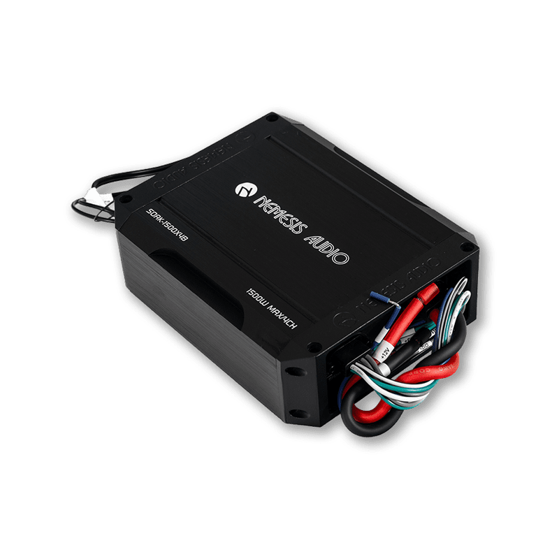 Nemesis Audio | SOAK-1500X4B | 4-CH | Waterproof Marine Amplifier w/ Bluetooth