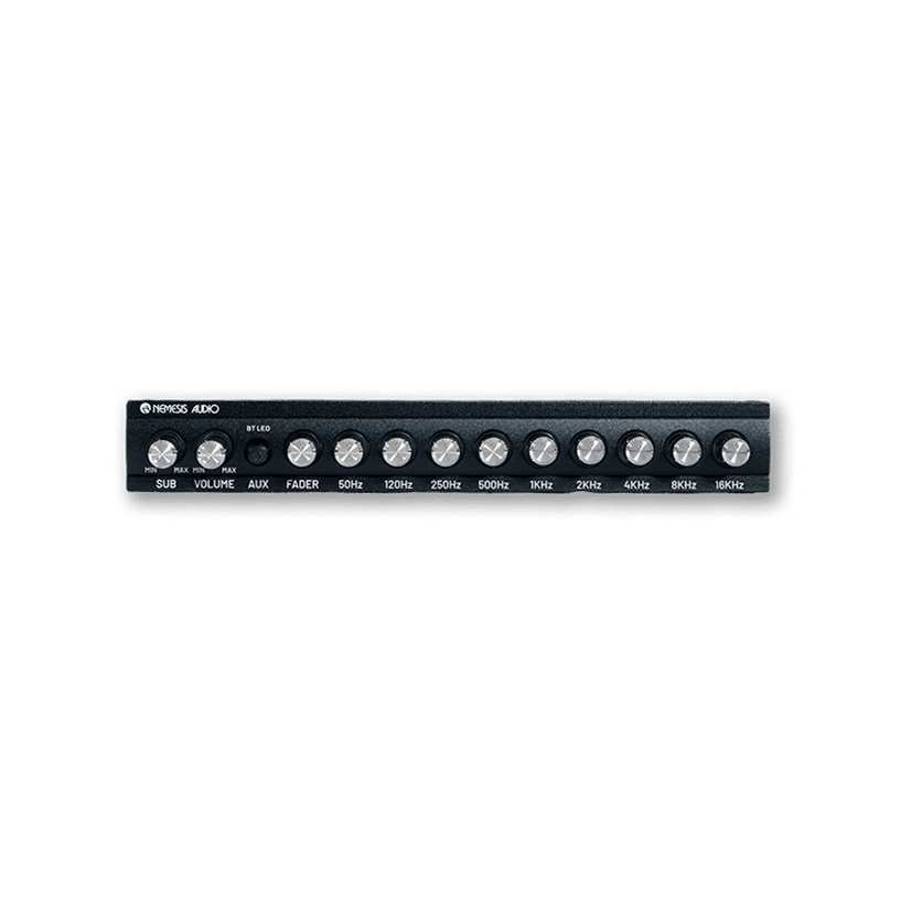Nemesis Audio | NA-9EQBT | 9-Band Bluetooth Equalizer w/ 6V Output