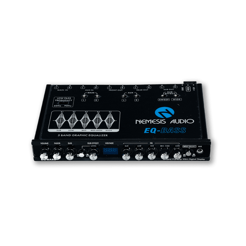 Nemesis Audio | EQ-BASS | 5 Band Graphic Equalizer w/ 8V Output