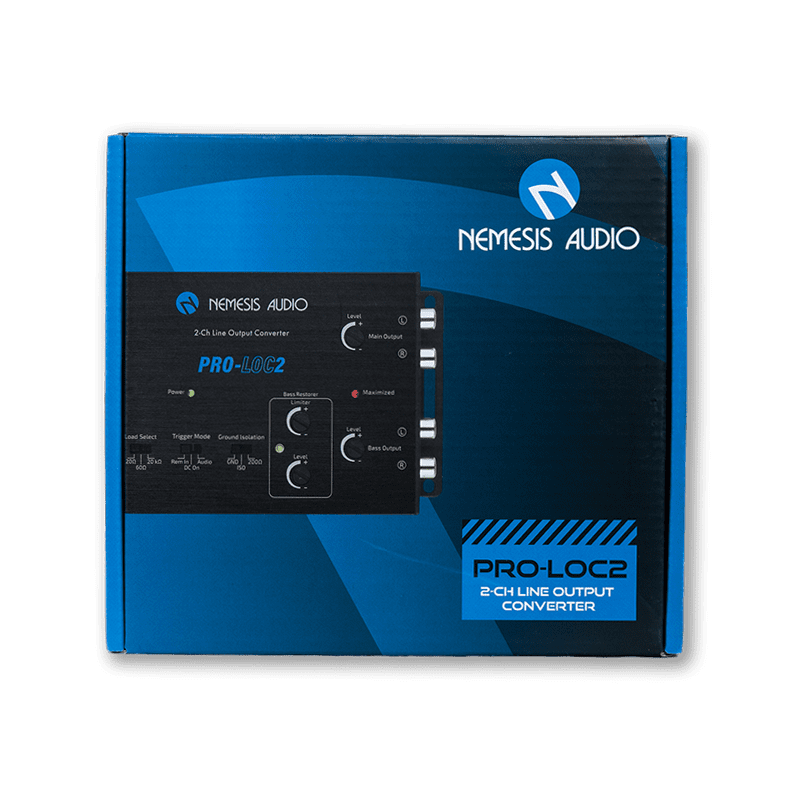 Nemesis Audio | PRO-LOC2 | 2-Channel Line Output Converter