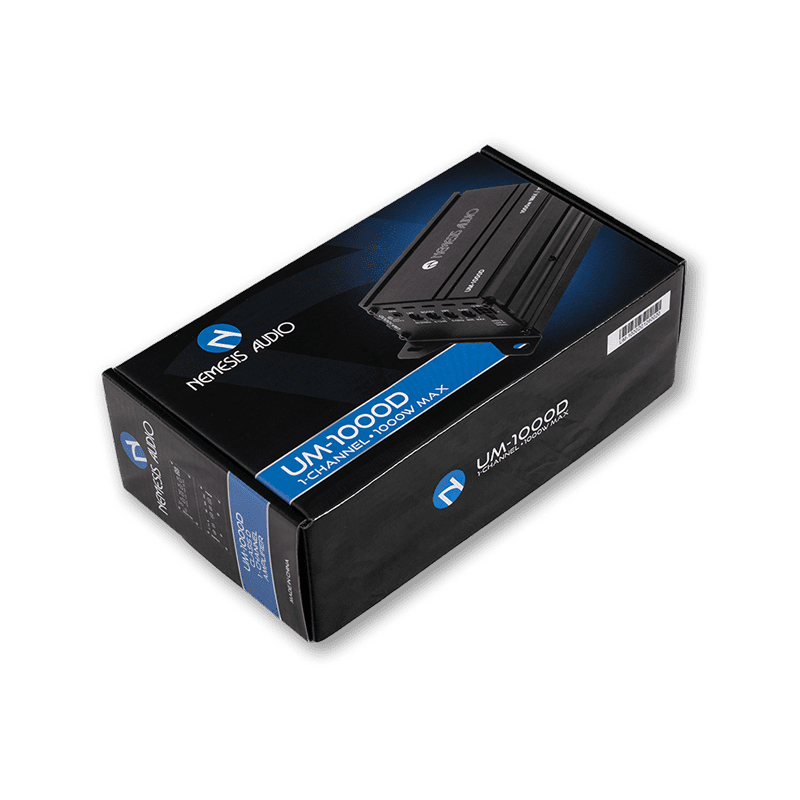 Nemesis Audio | UM-1000D | 500W RMS | Slim Monoblock Amplifier