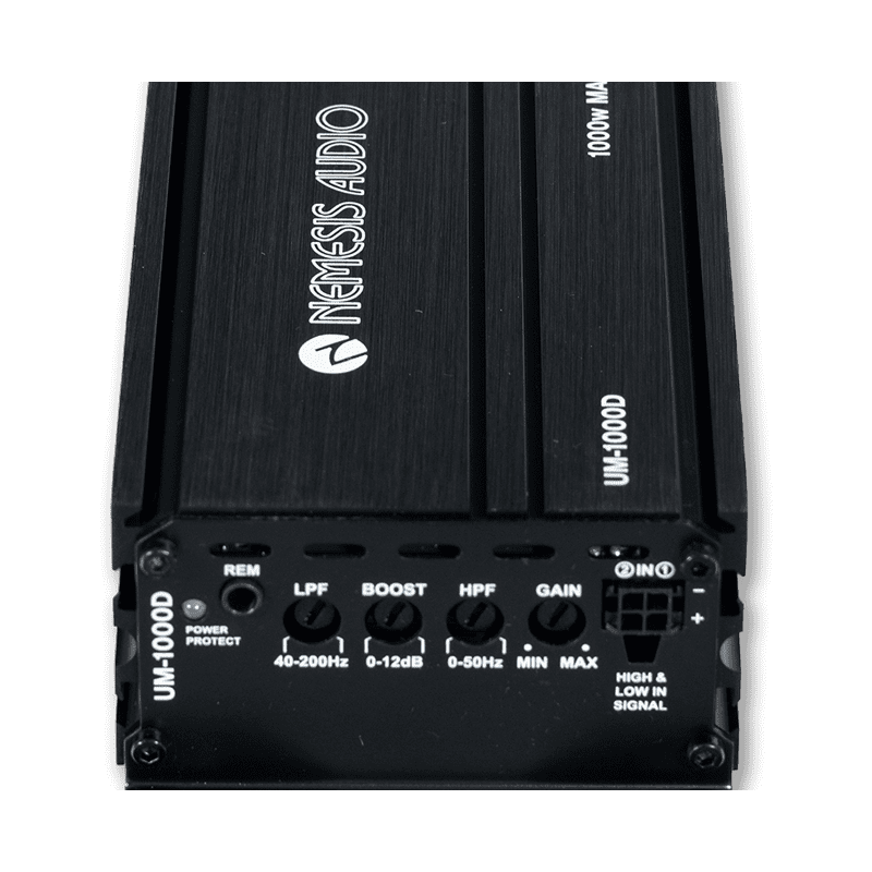 Nemesis Audio | UM-1000D | 500W RMS | Slim Monoblock Amplifier