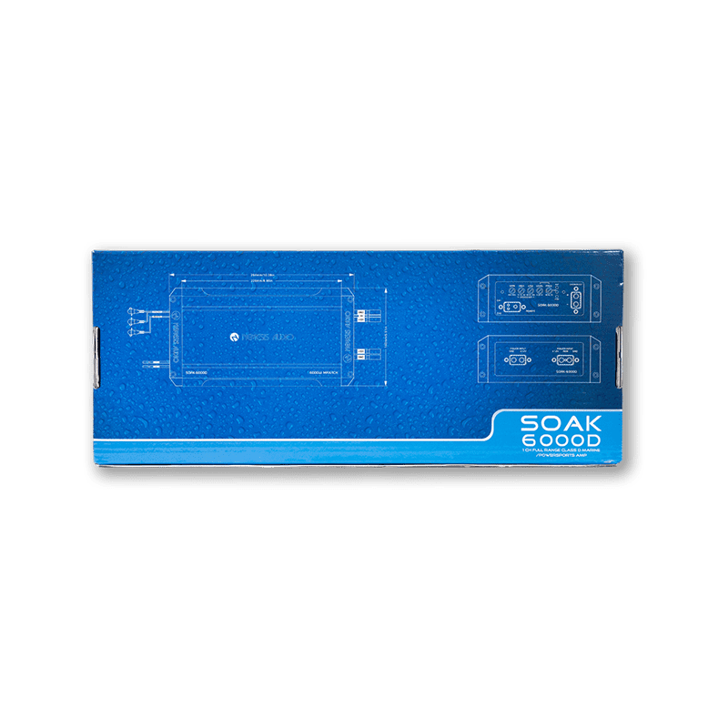Nemesis Audio | SOAK-6000D | 3040W RMS | Waterproof Marine Monoblock