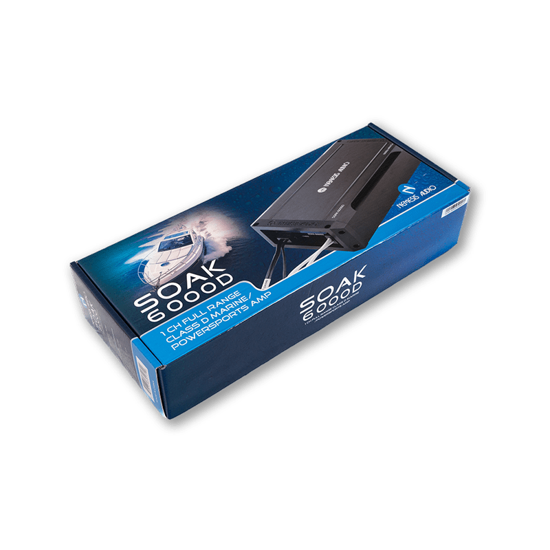 Nemesis Audio | SOAK-6000D | 3040W RMS | Waterproof Marine Monoblock