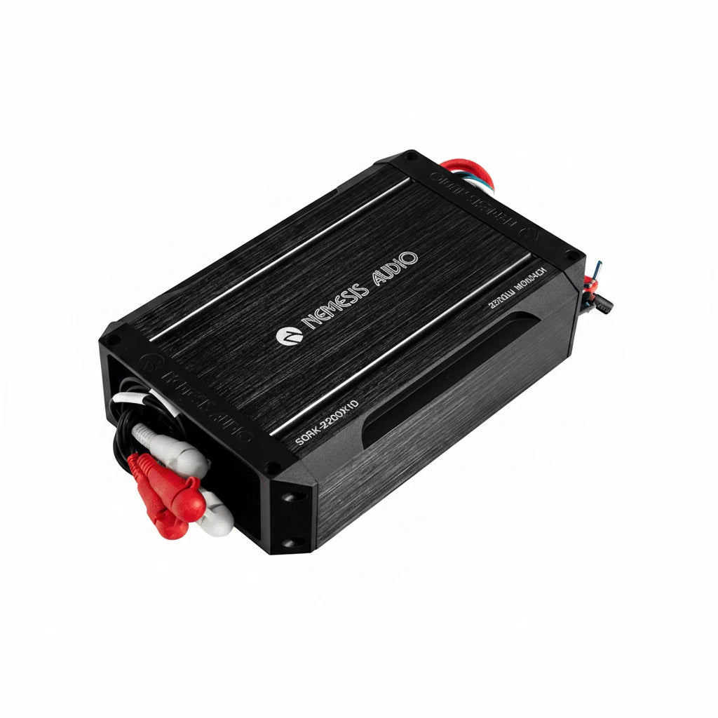 Nemesis Audio | SOAK-2200X4D | 2200W Max | Waterproof 4-CH Marine Amp