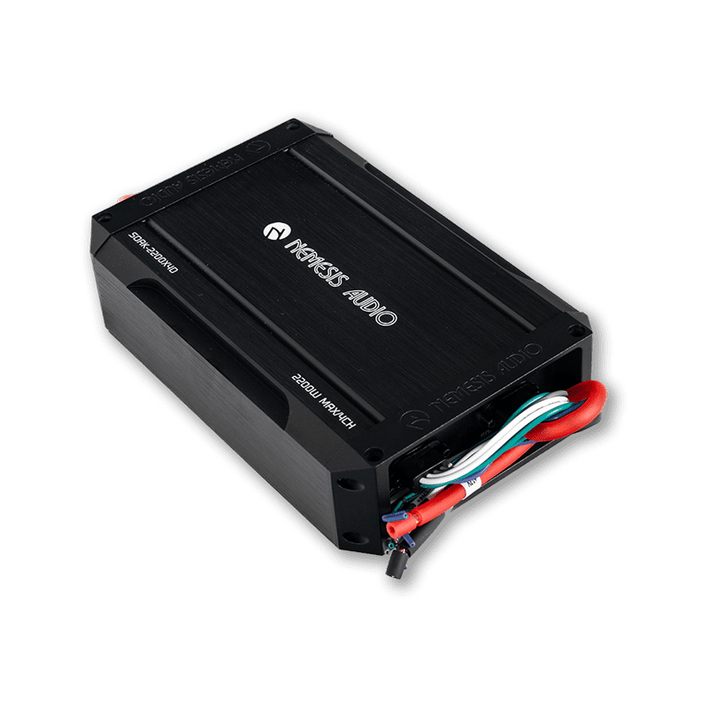 Nemesis Audio | SOAK-2200X4D | 2200W Max | Waterproof 4-CH Marine Amp