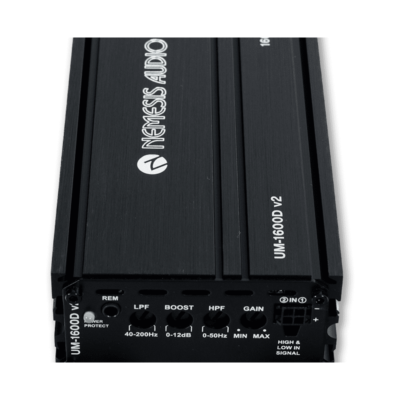 Nemesis Audio | UM-1600D V2 | 800W RMS | Slim Monoblock Amplifier