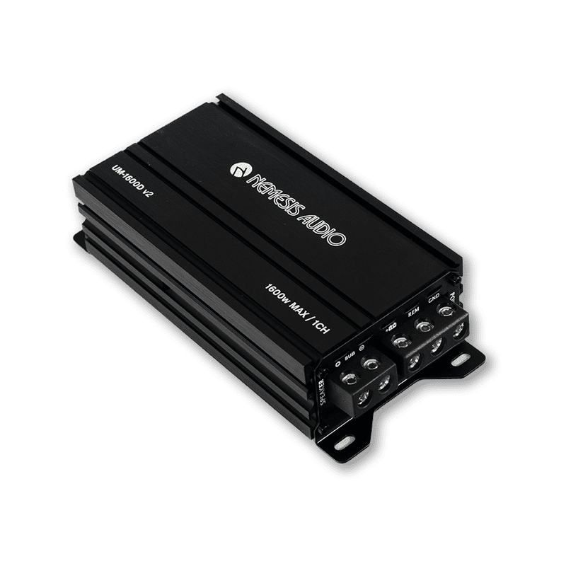 Nemesis Audio | UM-1600D V2 | 800W RMS | Slim Monoblock Amplifier
