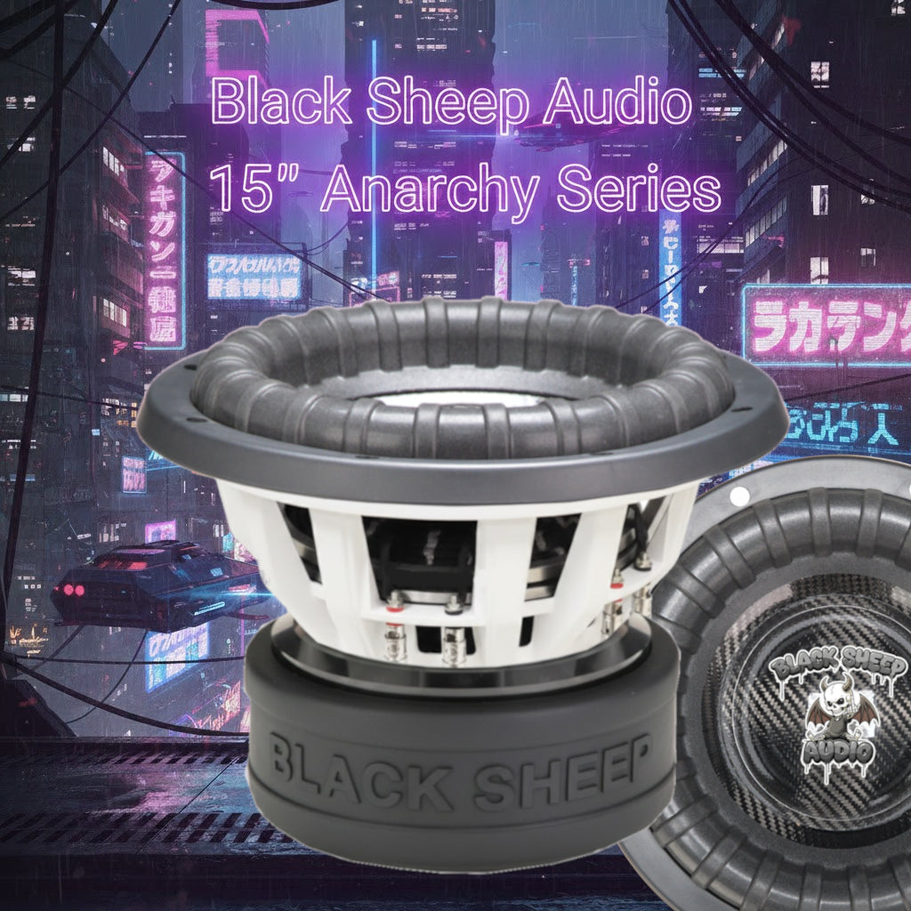 Black Sheep Audio | 15" |Anarchy Series | 4000w Rms | Dual 1/2/4 Ohm