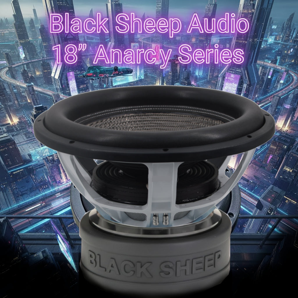 Black Sheep Audio | 18" | Anarchy Series | 5000w Rms | Dual 1/2/4 Ohm