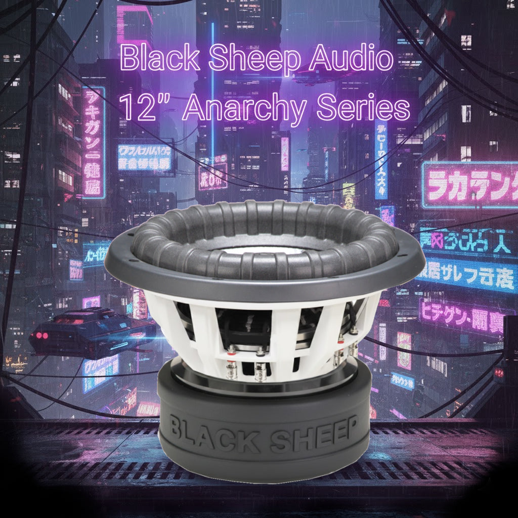 Black Sheep Audio | 12" | Anarchy Series | 3000W RMS | Dual 1/ 2 /4 Ohm Coil