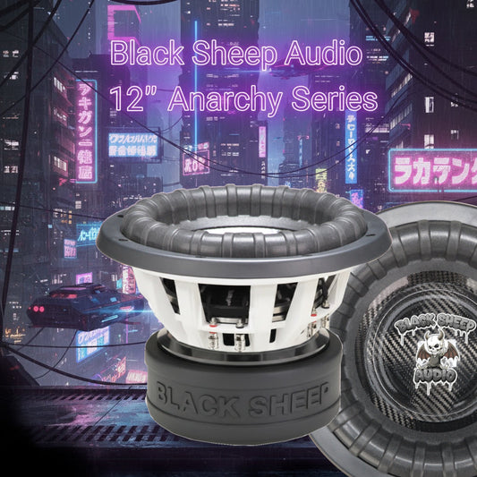 Black Sheep Audio | 12" | Anarchy Series | 3000W RMS | Dual 1/ 2 /4 Ohm Coil