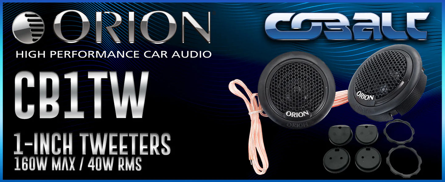 Orion - CB1TW  - 1" Silk Dome Tweeter 40 Watts RMS | 160 Watts MAX