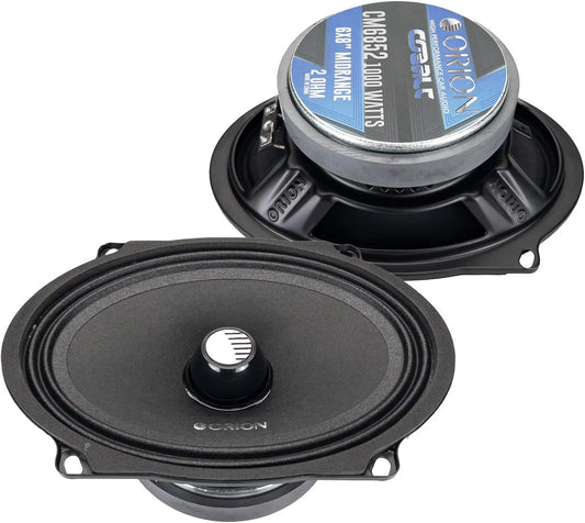 Orion - CM6852 - 5x7/6x8 Inch 2 Ohm Midrange Speaker 250 Watts RMS