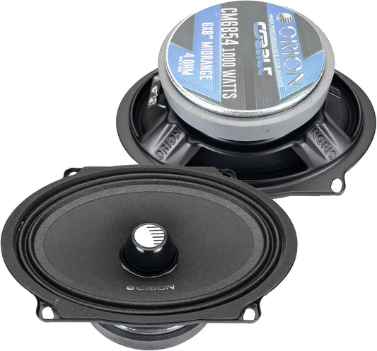 Orion - CM6854 - 5x7/6x8 Inch 4 Ohm Midrange Speaker 250 Watts RMS