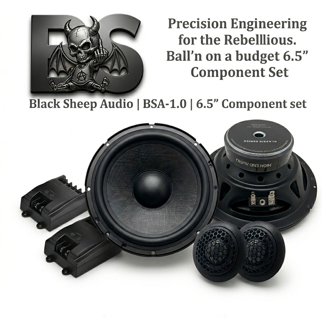 Black Sheep Audio | BSA-1.0 | 6.5" Component set