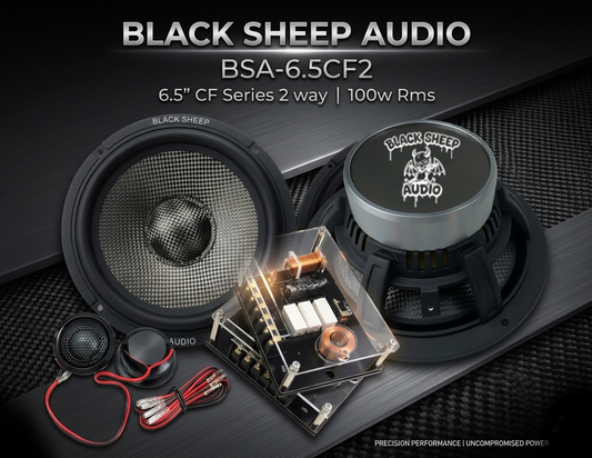 Black Sheep Audio | BSA-6.5CF2 | 6.5" CF Series 2 way | 100w Rms