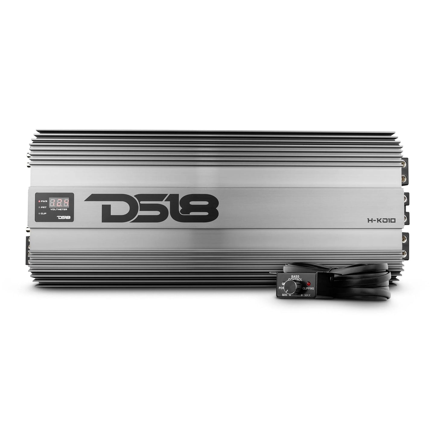 HOOLIGAN KO Red 1-Channel Amplifier with Voltmeter 10000 Watts Rms @ 1-Ohm Made In Korea