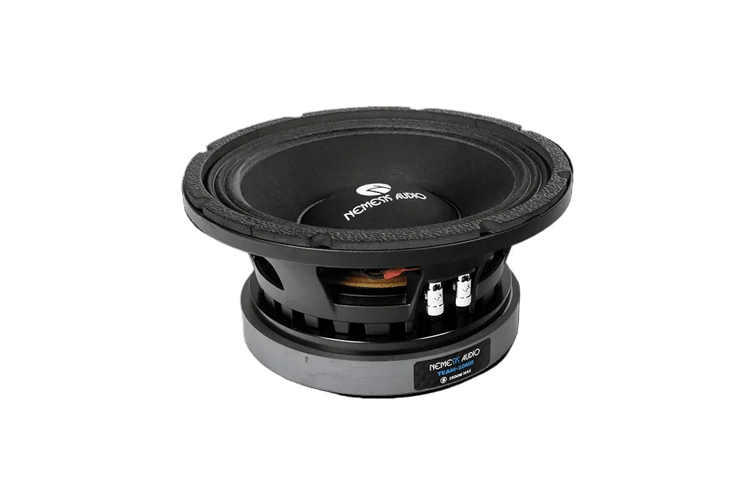Nemesis Audio - TEAM-10MR - 10″ midrange speaker designed for competition-grade, loud mids with clarity.
