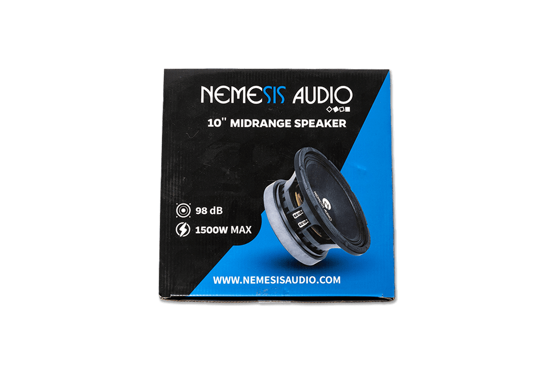 Nemesis Audio - TEAM-10MR - 10″ midrange speaker designed for competition-grade, loud mids with clarity.