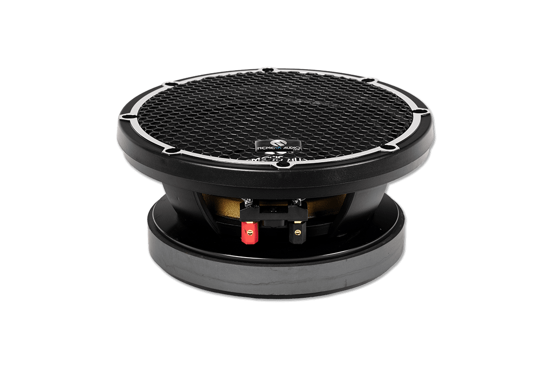 Nemesis Audio - FIERCE-8MR 8″ midrange speaker with 500W RMS / 1000W peak. Designed for aggressive, high-output builds.