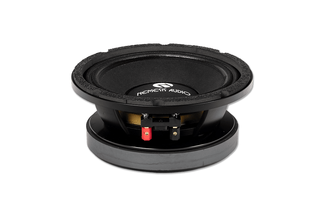 Nemesis Audio - FIERCE-8MR 8″ midrange speaker with 500W RMS / 1000W peak. Designed for aggressive, high-output builds.