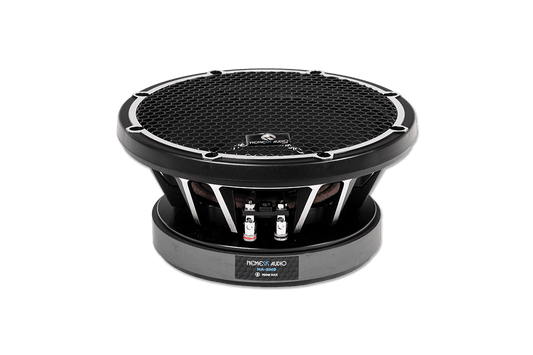 Nemesis Audio - NA-8MB 8″ midbass driver with 350W RMS handling. Strong low-mid punch with extended frequency response.