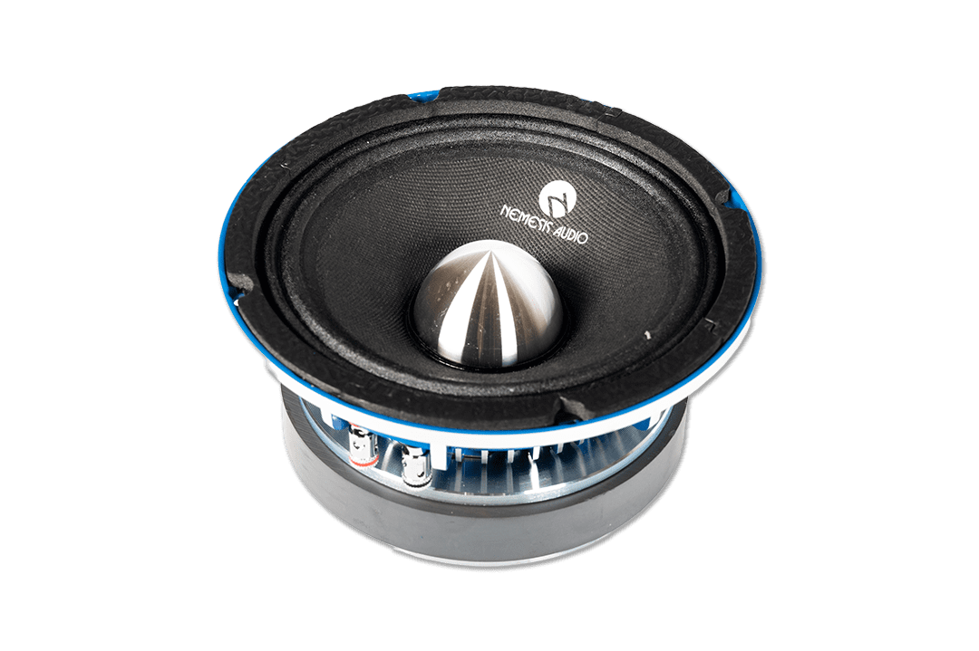 Nemesis Audio - COL-65MR 6.5″ midrange, 300W RMS / 600W peak. Compact size, 97dB sensitivity, delivers crisp mid frequencies.