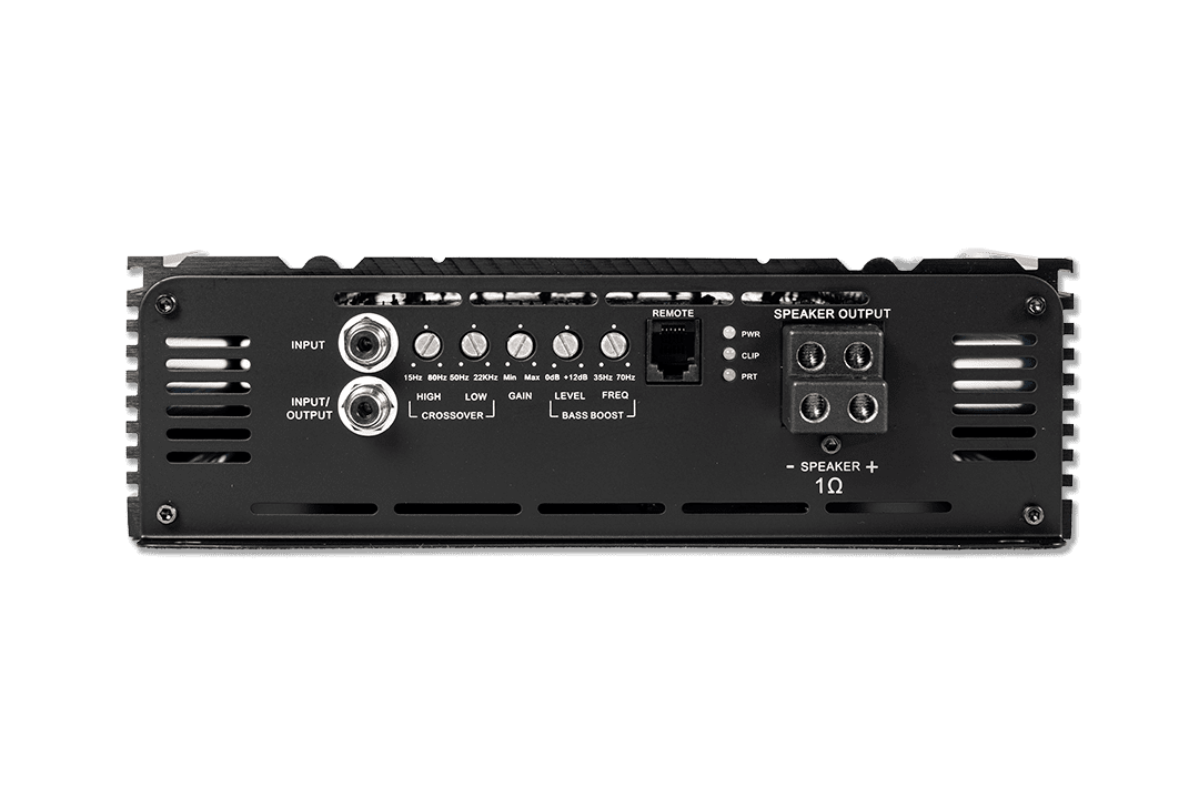 Nemesis Audio - NA-FR2500D v.2 1 channel full-range compact Class D amp, 2500W RMS @1-Ohm. Full crossover control and advanced protection.