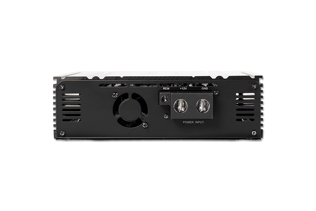 Nemesis Audio - NA-FR2500D v.2 1 channel full-range compact Class D amp, 2500W RMS @1-Ohm. Full crossover control and advanced protection.