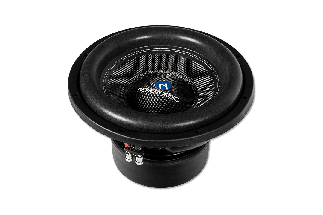 Nemesis Audio - NA-12M D4 12″ dual 4-Ohm car audio Mystical Series subwoofer. High power handling and clean projection for competition builds.